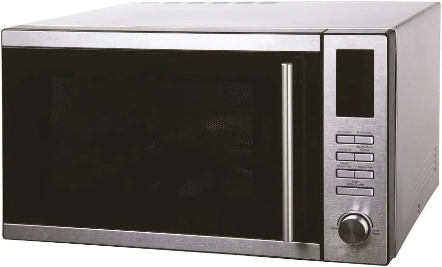 MBH - MAQUINARIA BAR HOSTELERÍA Profissional 900 W 25 L forno de microondas de aço inoxidável, ideal para bares e restaurantes