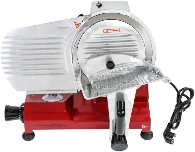 Dynasteel Profissional de corte de carne elétrica vermelho 250 mm