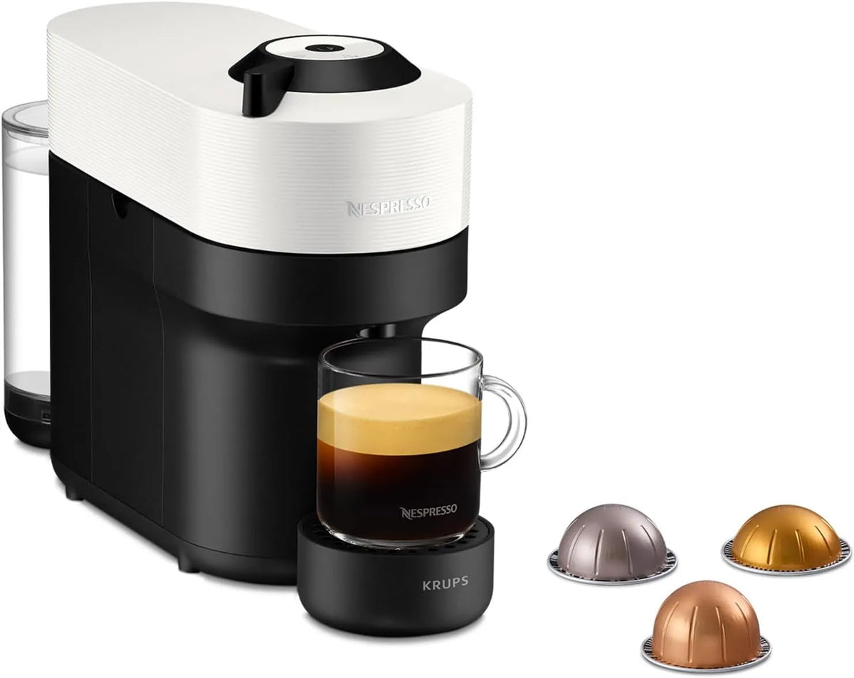 Nespresso Krups Vertuo POP White Cápsula máquina de café, Modelo YY4889FD