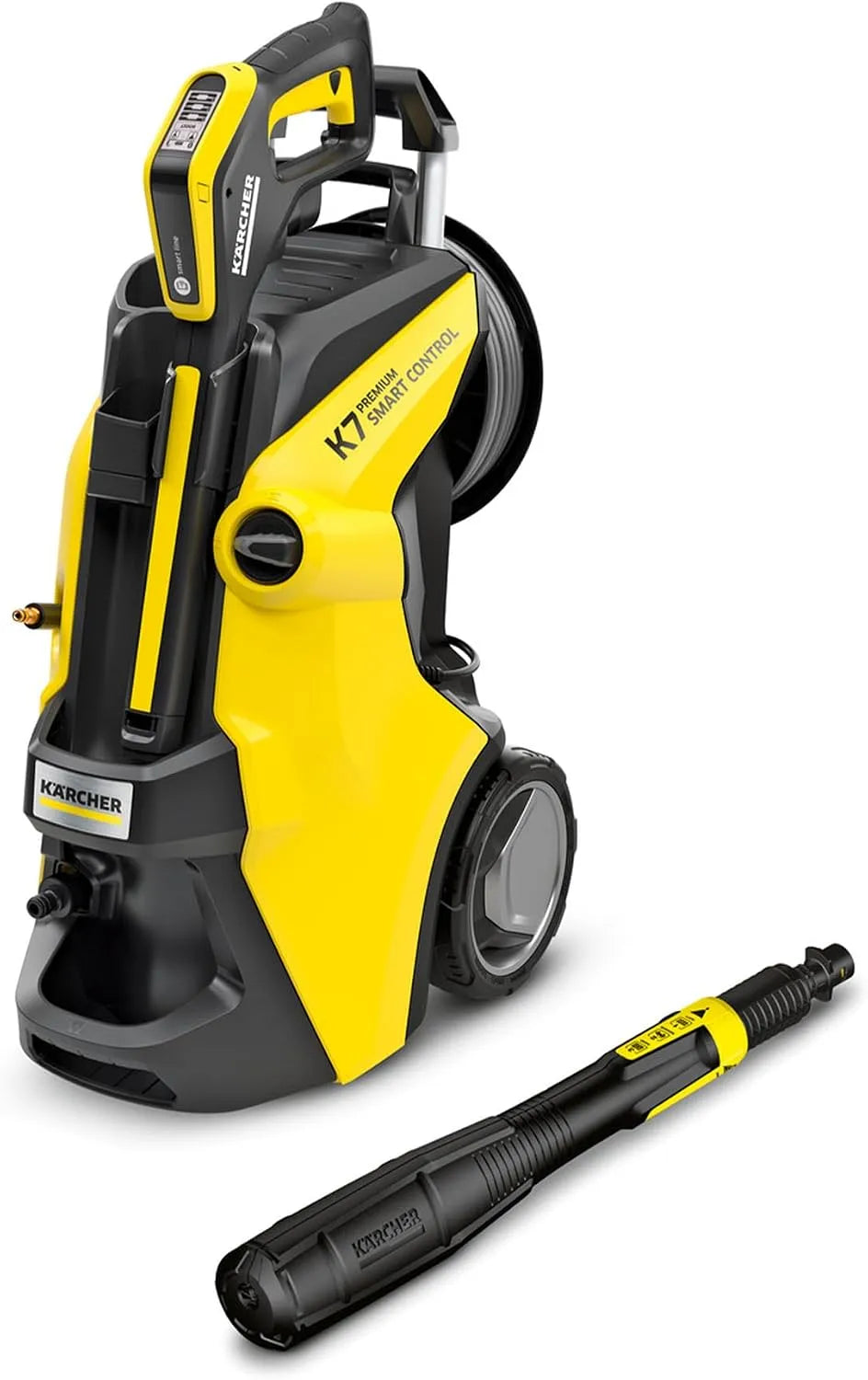 Karcher Kärcher máquina de lavar de alta pressão K 7 Premium Smart, 180 bar, 600 l/h, superfície 60 m²/h, 17,9 kg, lança flexível e multi jato
