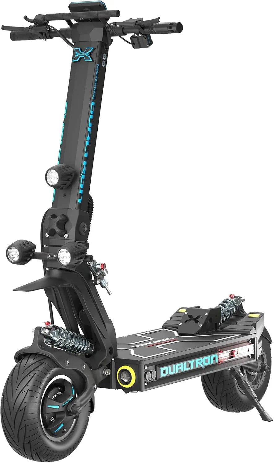 Dualtron X Limited elétrico Trottnette - 84 V 60Ah, Double 3000 W Motor, 170km Autonomia, Max Velocidade 25km/h, Realização e confortável, Preto Cor