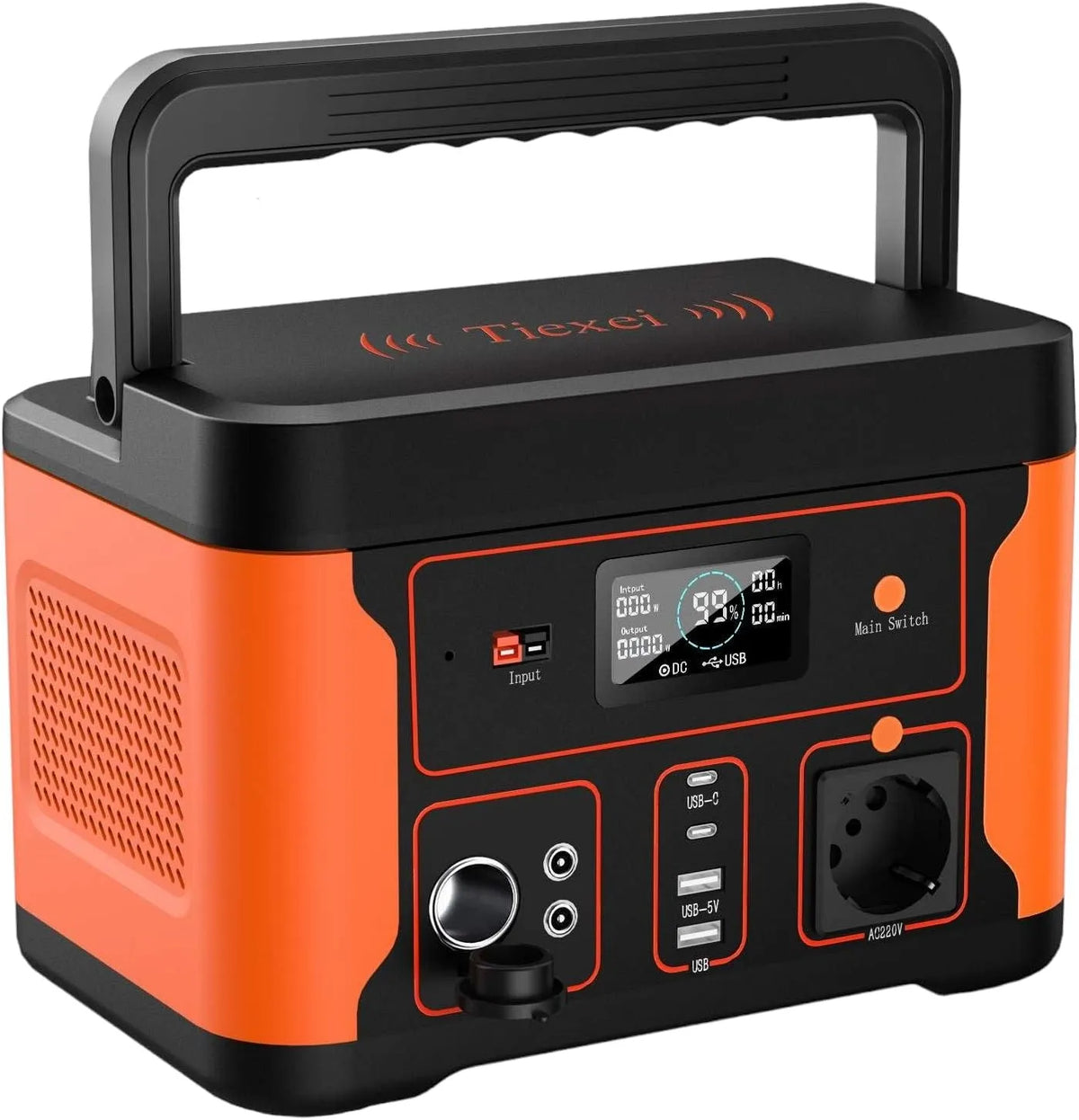 KaTunn 600 W central elétrica portátil para campismo e viagens
