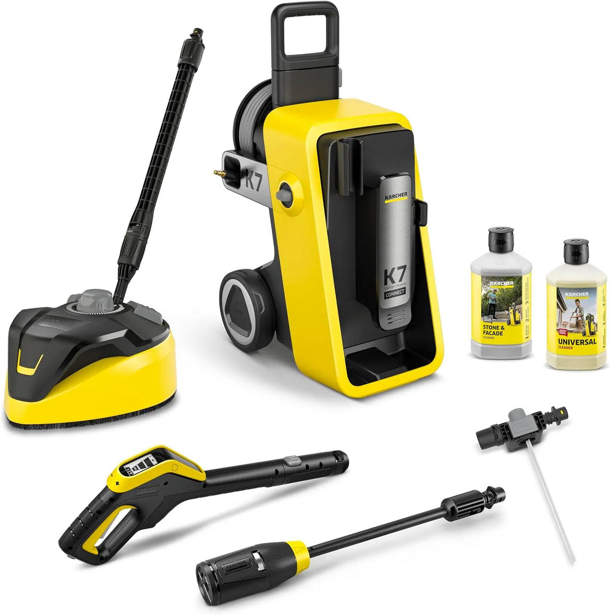 Karcher Kärcher máquina de lavar de alta pressão K 7 Premium Connect, 180 Bar, 600 l/h, controlo de aplicação, Kit doméstico