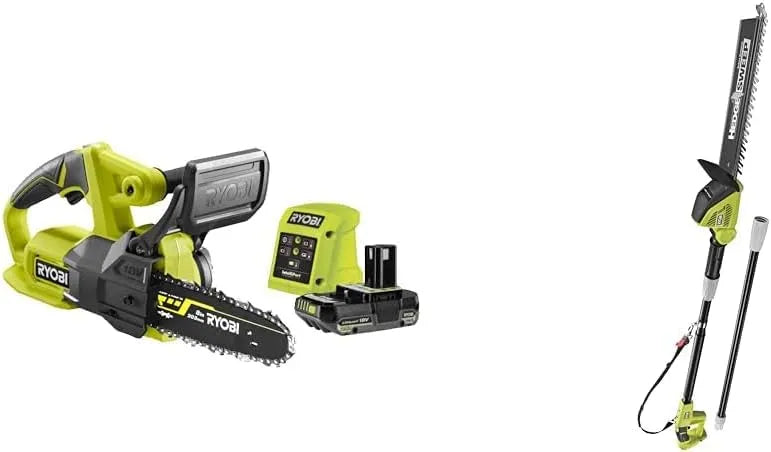 Kit de ligação sem fios RYOBI 20 cm com tamanho de seda, lâmina 45 cm, bateria 18 V 2.5 Ah e carregador