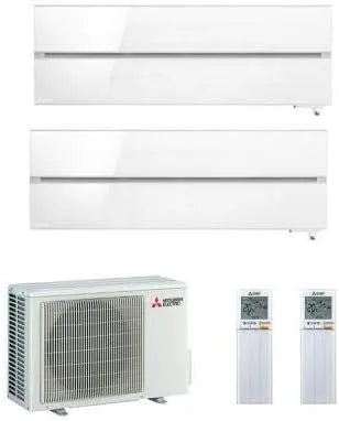 MITSUBISHI - ar condicionado com inversor duplo 9000 + 12000 BTU, classe A+++ com desumidificador, modelo de Kirigamine MSZLN-VGB E1
