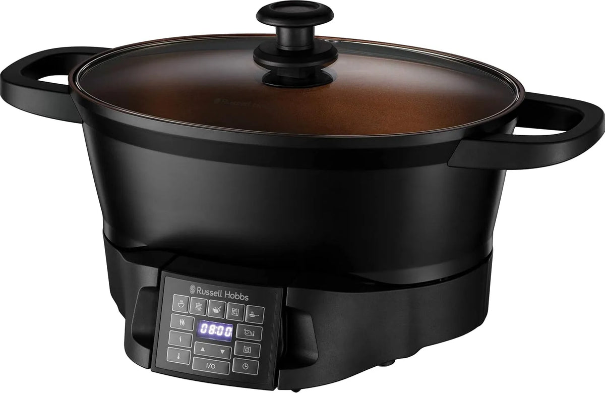 Polivalente 8-em-1 Mijotor elétrico Russell Hobbs, 6.5 L, Economia de Energia, controlo Removível
