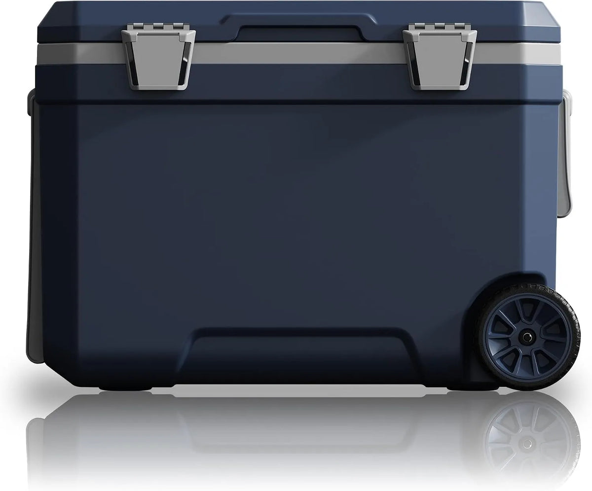 45 L WISD Roller Ice Cream - Fechamentos Metálicos - 96h de isolamento - Acampamento Ideal e Picnic