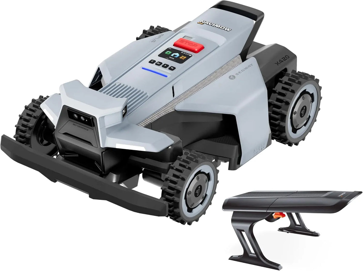 Segway NAVIMOW X420 cortador de robot com Abra, 4x4 para Abrutes Pents, Zero Rotation Ray, MowMentum Technology, para jardins até 2000 m²