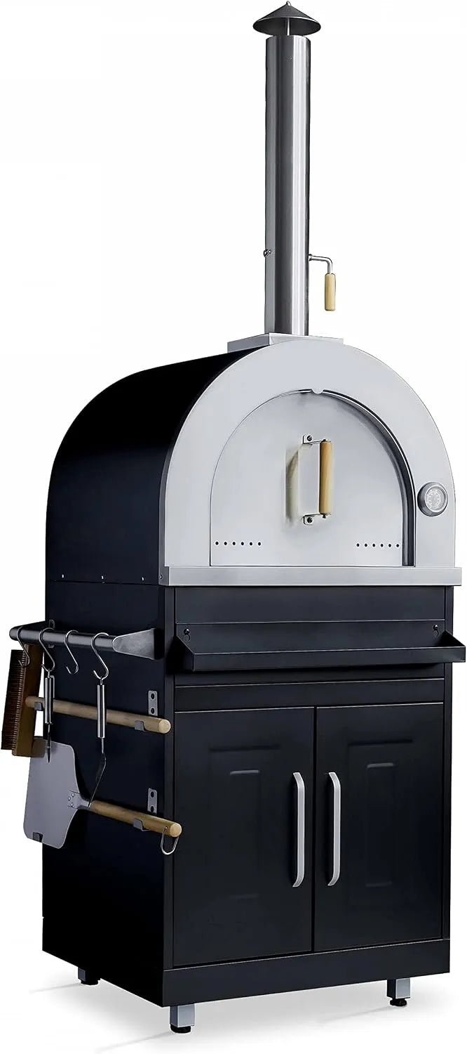 Cozinha exterior para forno de pizza - Oviala