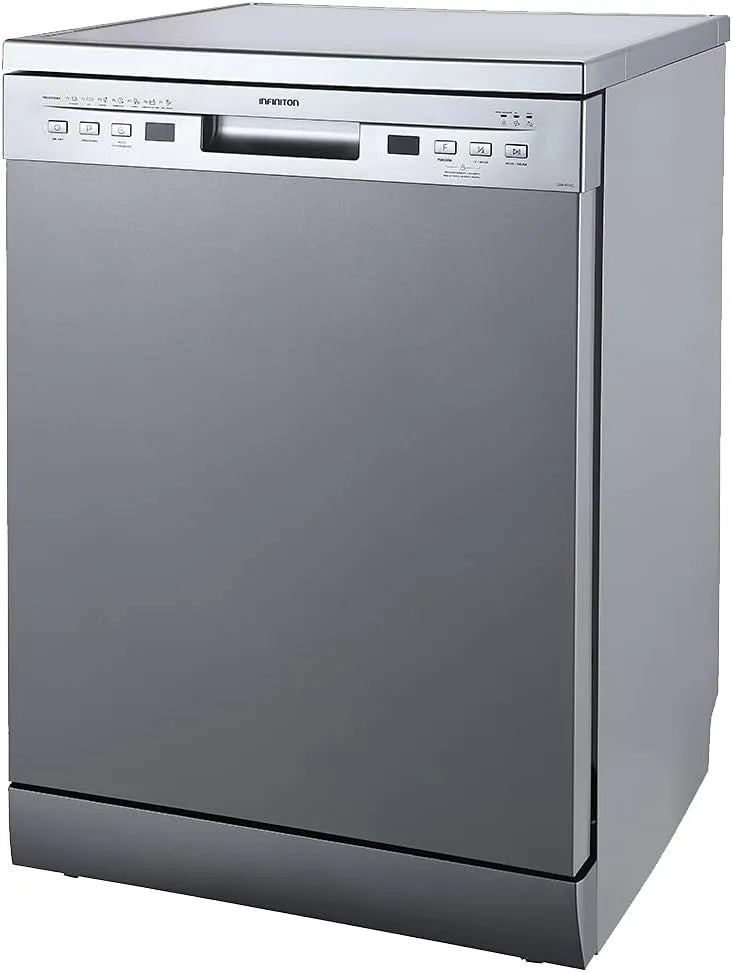 INFINITON ELECTRONICS Máquina de lavar loiça Infinitona DIW-60.6S prateado - 12 talheres, LED, A++, Secagem Extra, controlo Eletrônico