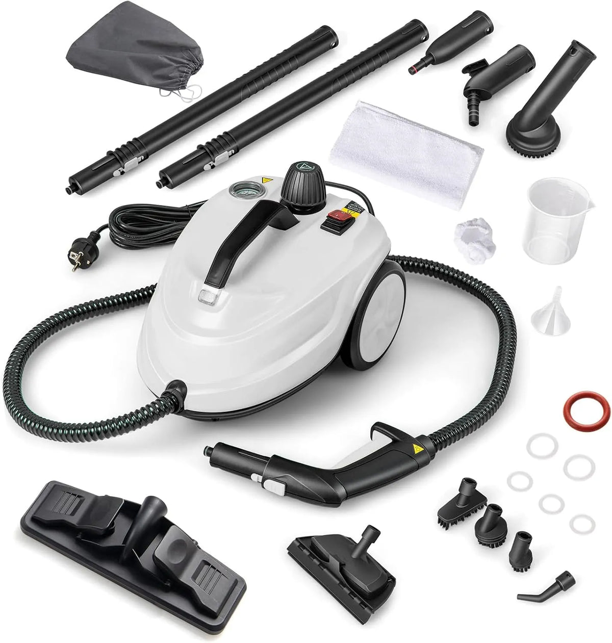 GOPLUS 2000 W limpador de vapor com 16 acessórios, tanque 1.5 L, aquecimento rápido 5 min