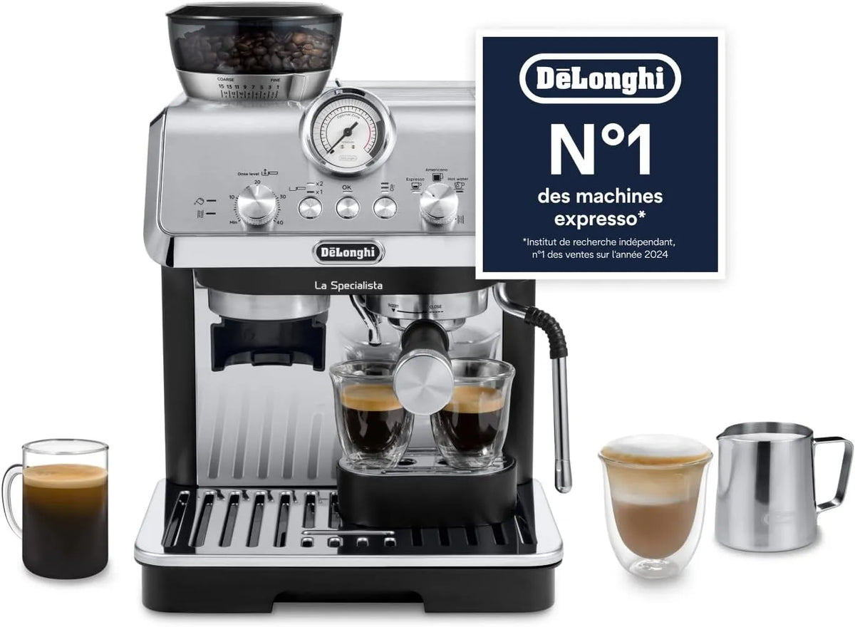 De'Longhi La Specialista Arte - Máquina Expresso Manual com Moinho Ajustável e Vapor Bus