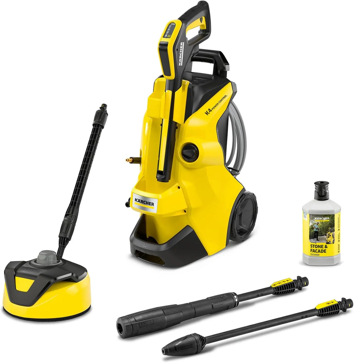 Kärcher K 4 controlo de energia máquina de lavar de alta pressão com Kit House, 130 Bar, 420 l/h