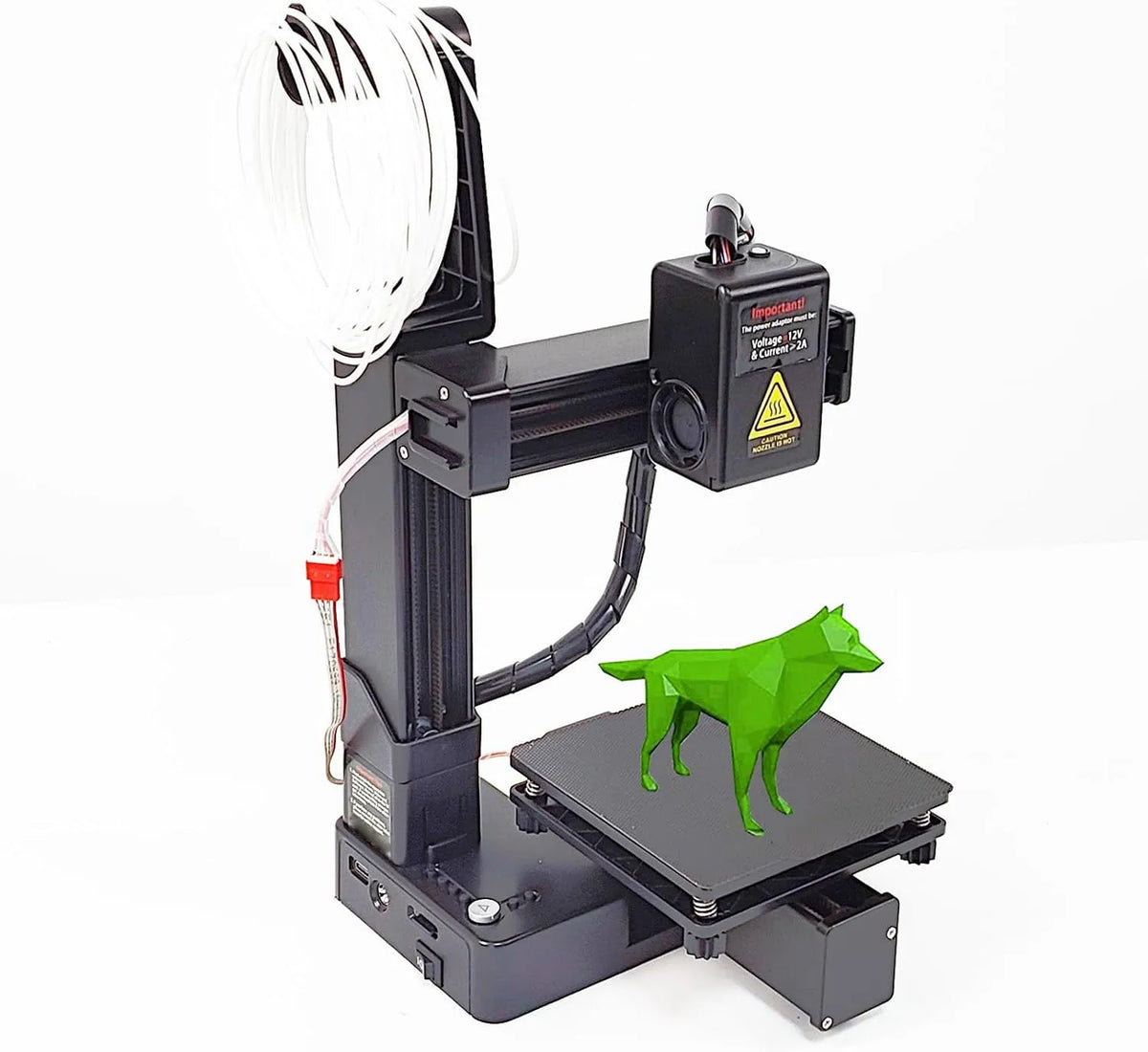 Ouitble Impressora 3D Alta precisão, velocidade lenta para iniciantes, compatível com PLA/TPU