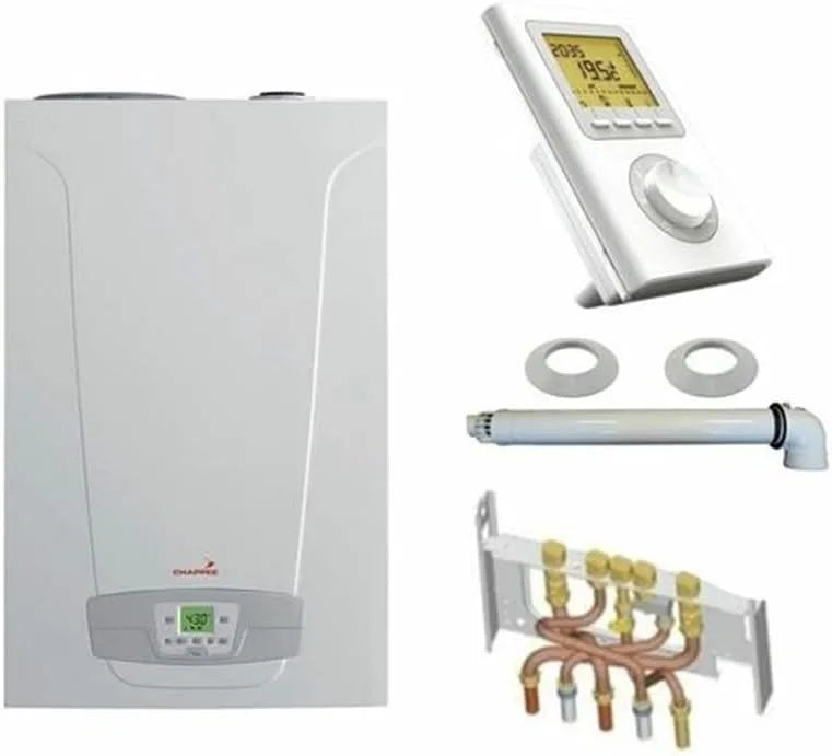 Chappee Caldeira a gás Chapéu de condensação Initia+ Duo 25 kW com Kit Completo e Termostato