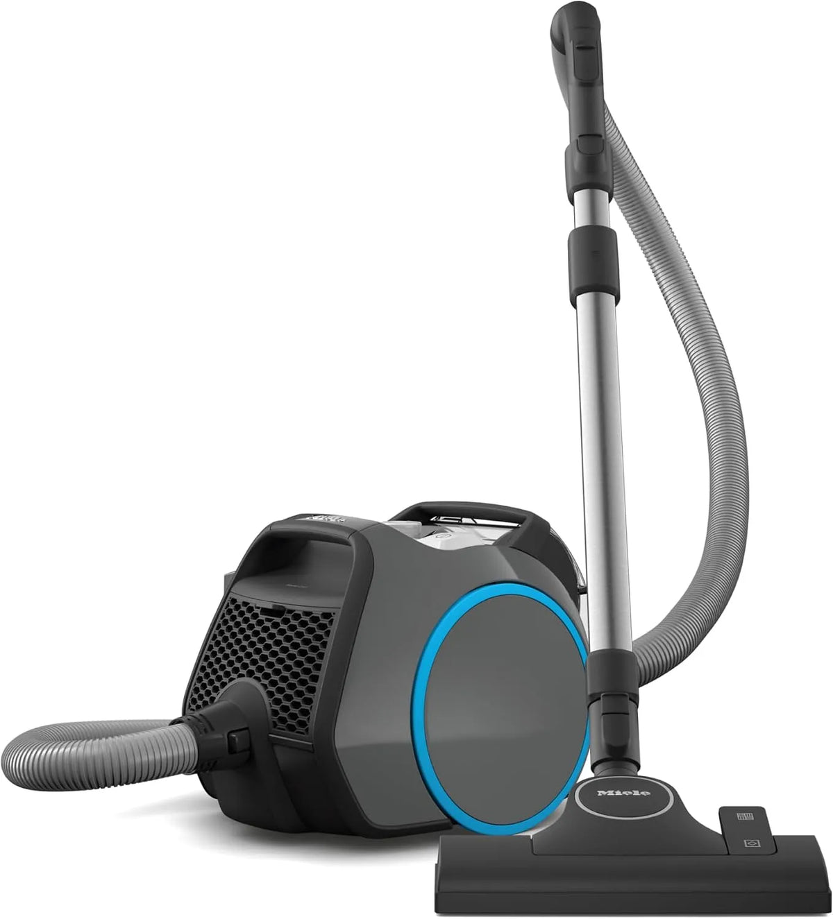 Miele Boost CX1 aspirador de trenó sem bolsa, leve, compacto e com fio com tecnologia Vortex e filtro de higiene AirClean, cinzento/azul