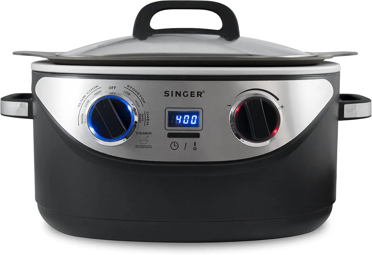 Singer Cantor preto multi-cooker MC-600D em alumínio