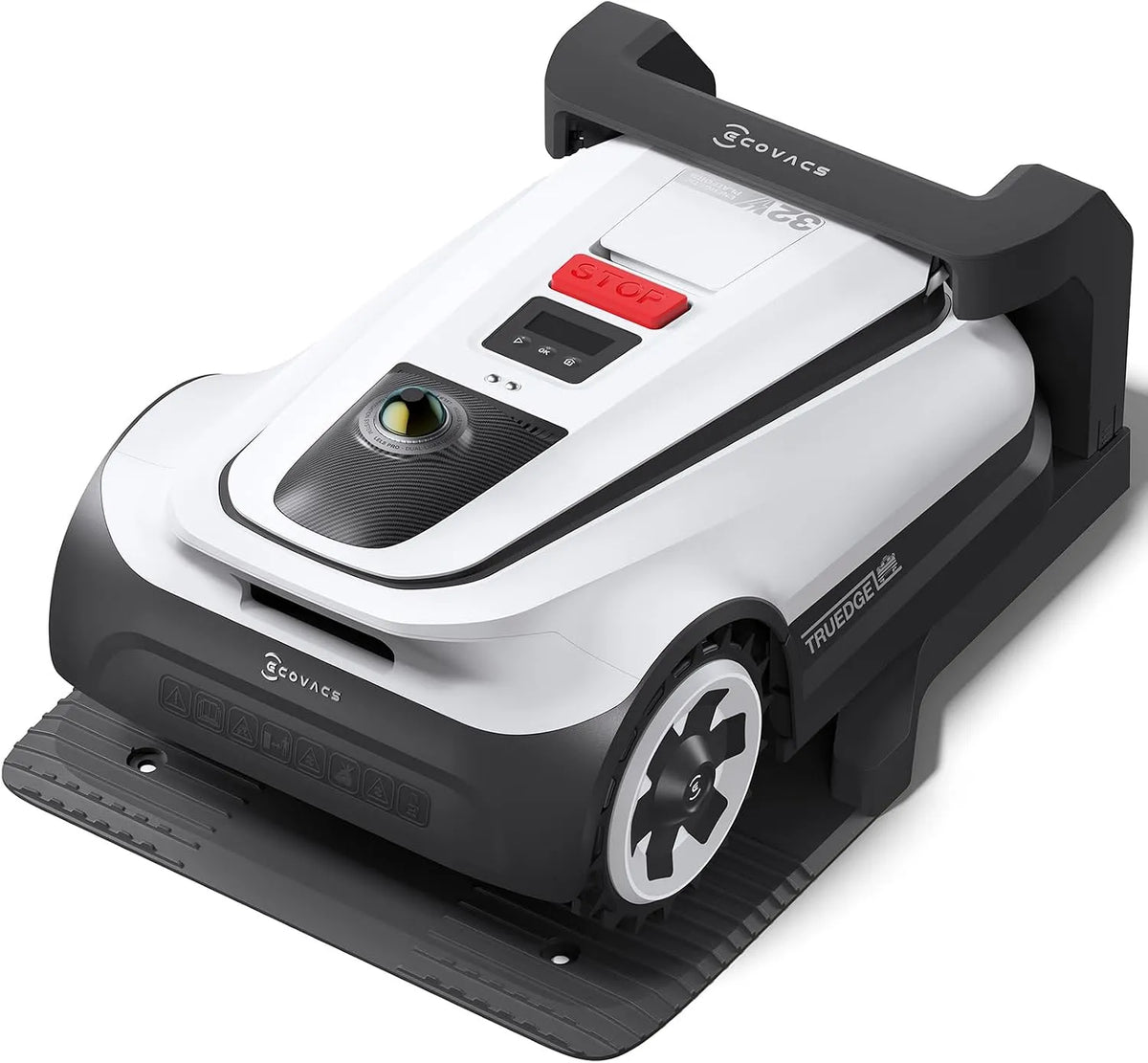 Cortador de relva robótico ECOVACS Cabra A3000, navegação LiDAR, 3000 m², Carga rápida, Cartografia automática, ajuste preciso