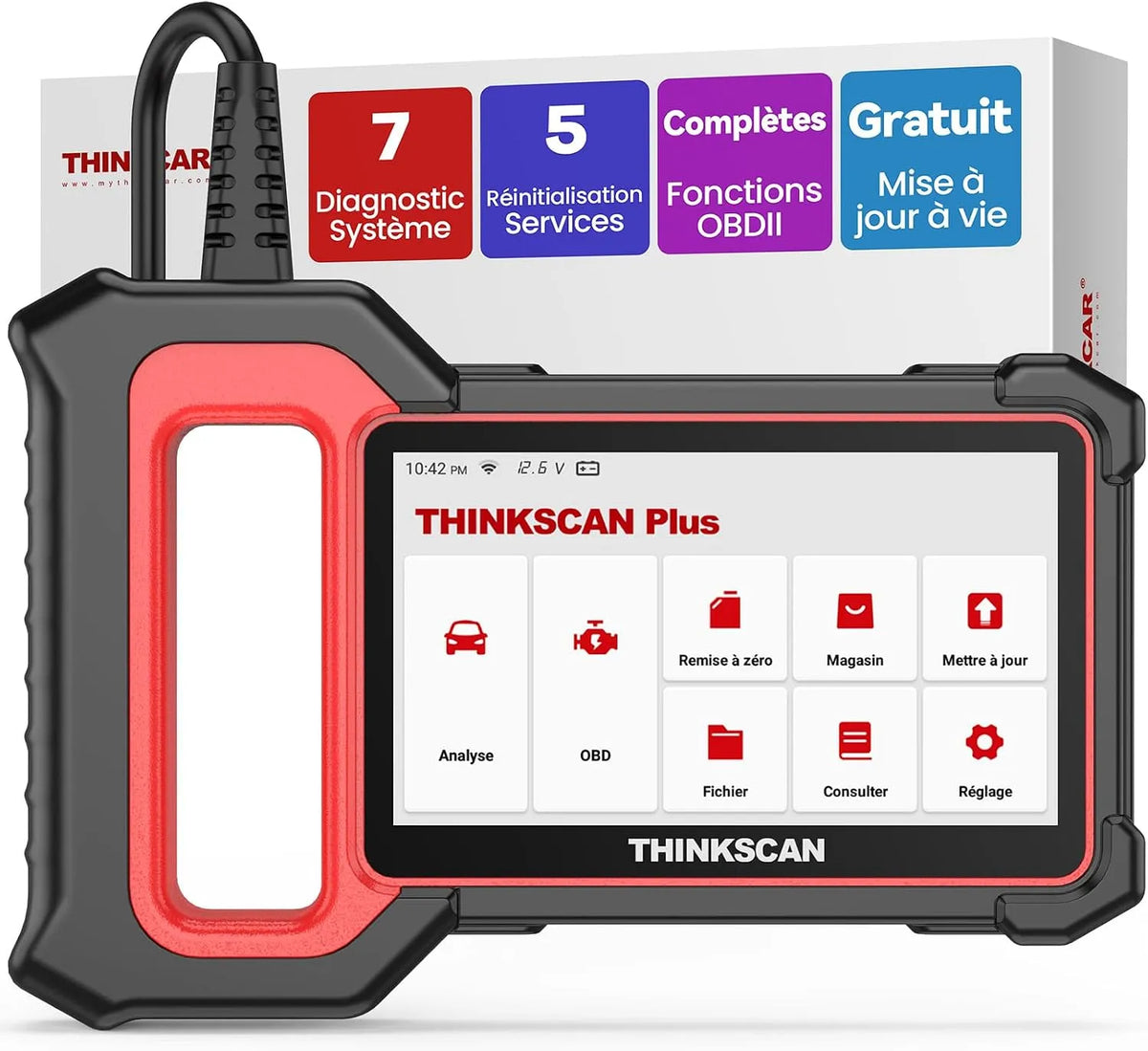 thinkcar OBD2 Scan Avançado com serviços de restauração
