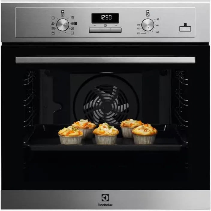 Electrolux 72 L forno de aço inoxidável encastrado com função de vapor