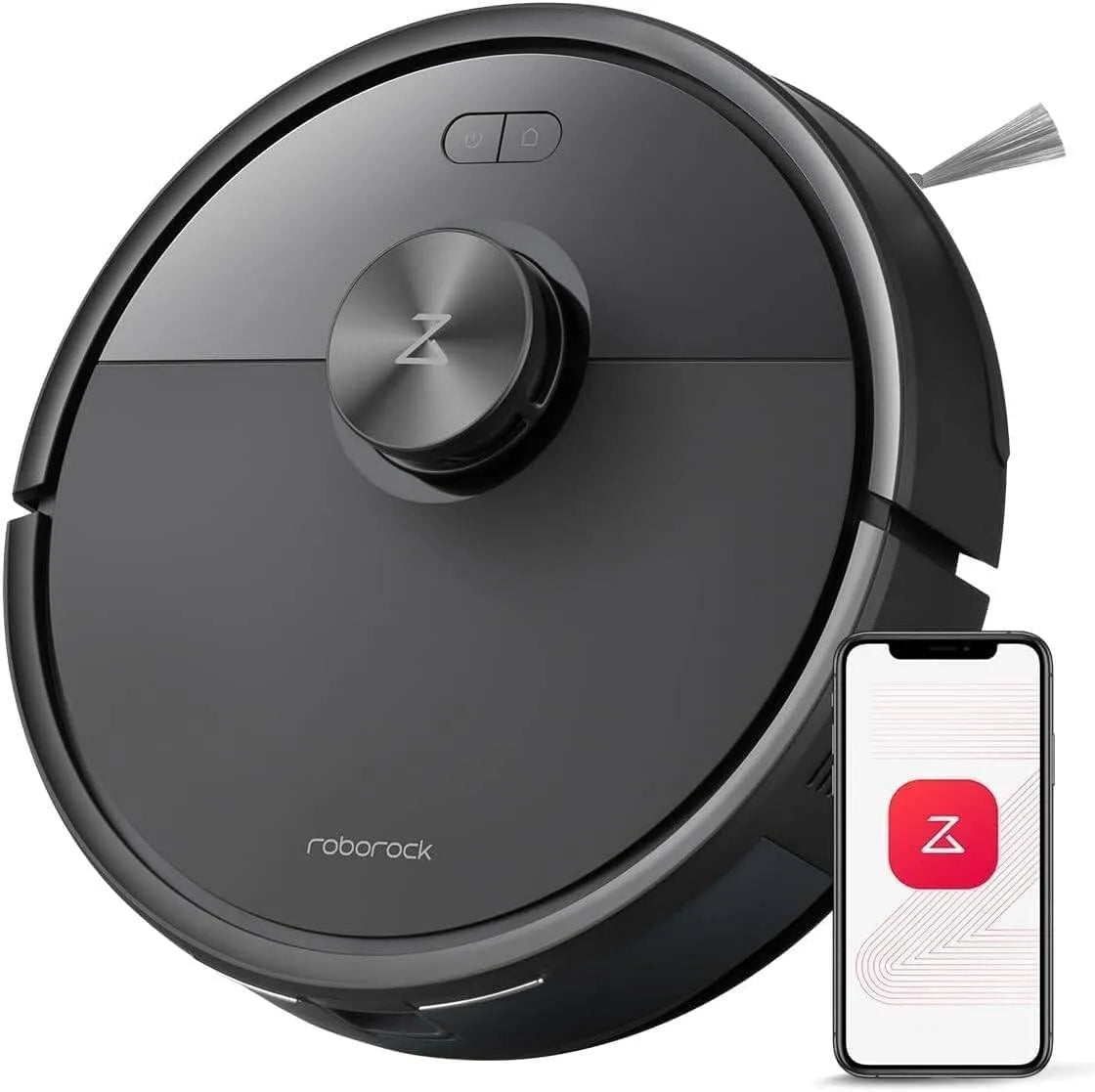 roborock Robolock robô Q7 TF Aspirador de Pó - Poderoso e inteligente, cor preta