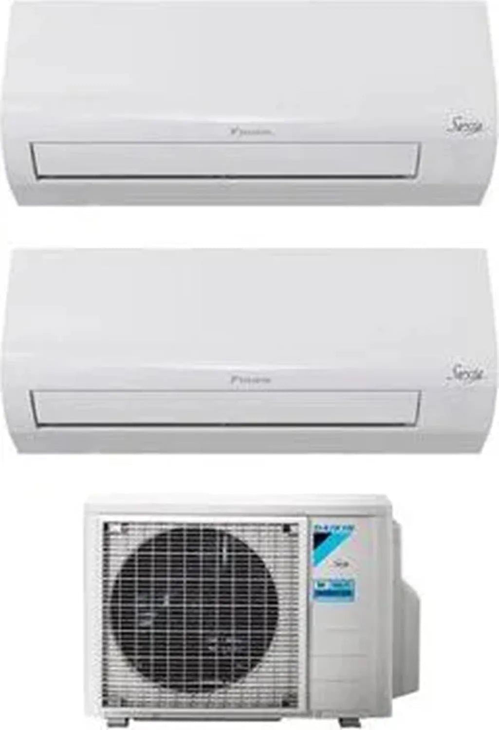 Daikin ar condicionado duplo com bomba de calor, alta eficiência energética A++/A+