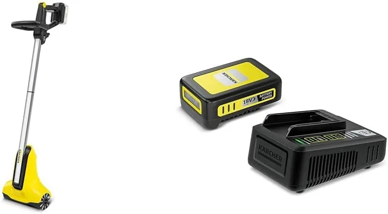 Kärcher 18 V PCL 3-18 Wireless Terrace Cleaner com bateria e carregador