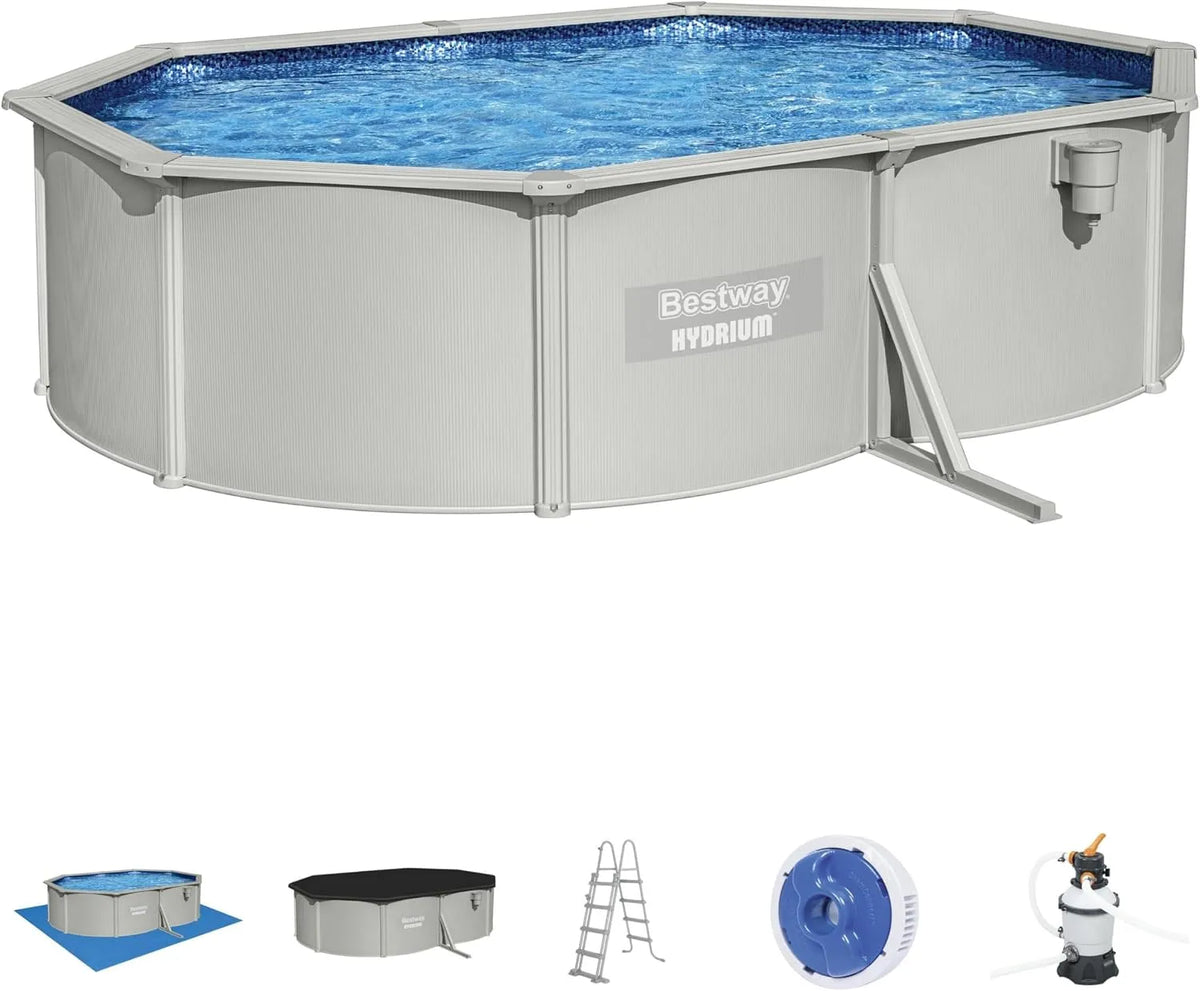 Piscina Ovale Hydrium 5m x 3,6m x 1,2m por Bestway