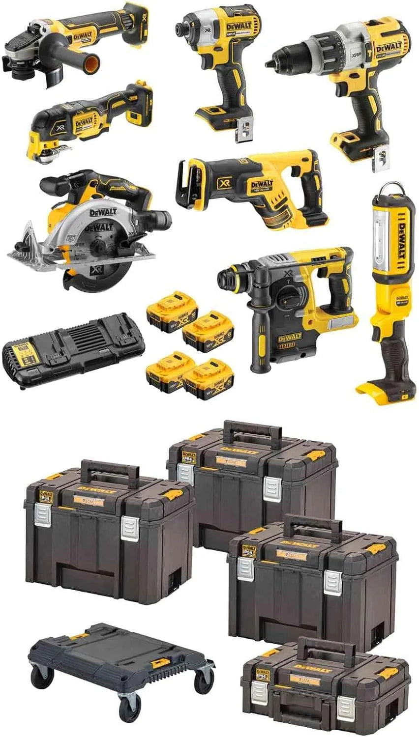 Bateria DEWALT 18 V 5Ah com várias ferramentas DCK853P4T-QW