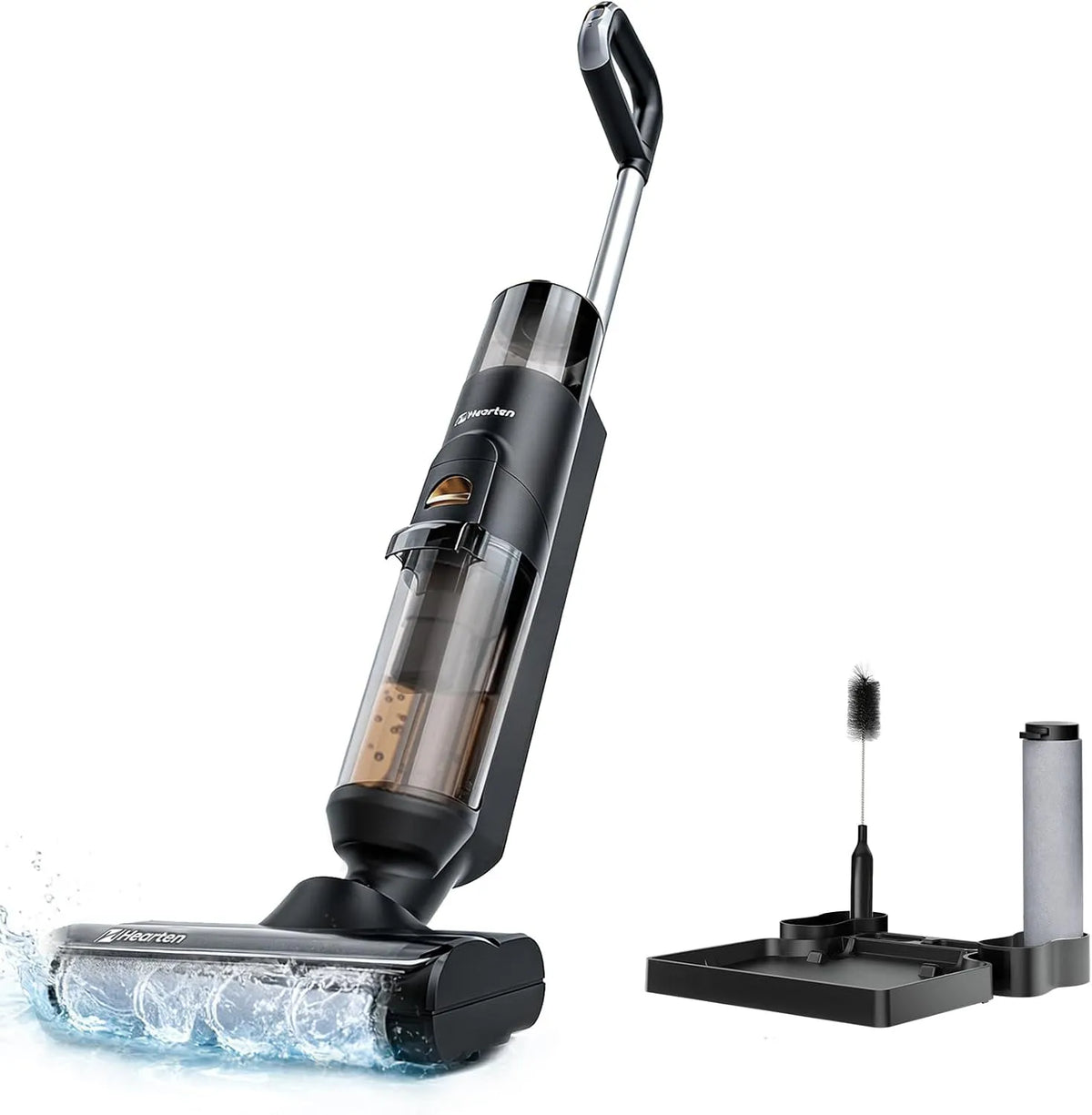 Hearten 3 em 1 Vacuum inteligente da máquina de lavar com ecrã LED e auto-limpação