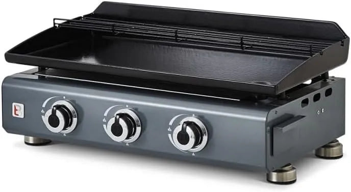 BRASERO Plancha Gas 3 Silvia II Lights - Superfície de cozedura 67x34 cm - Placa Fonte