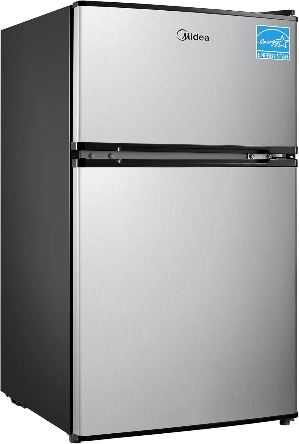 Midea Frigorífico-Congelador de Médea WHD-113FSS1 87 L autónomo de aço inoxidável preto