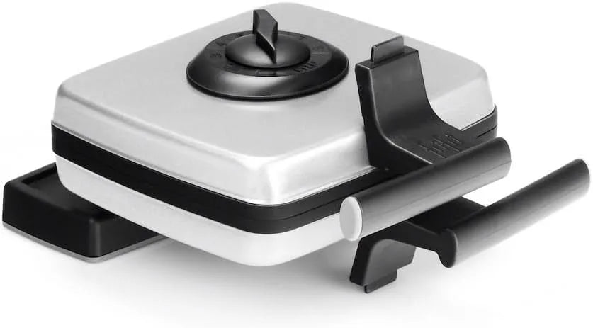 Frifri 1200 W Gaufrier elétrico com placas removíveis anti-aderente - termostato ajustável e função rotativa - cinzento
