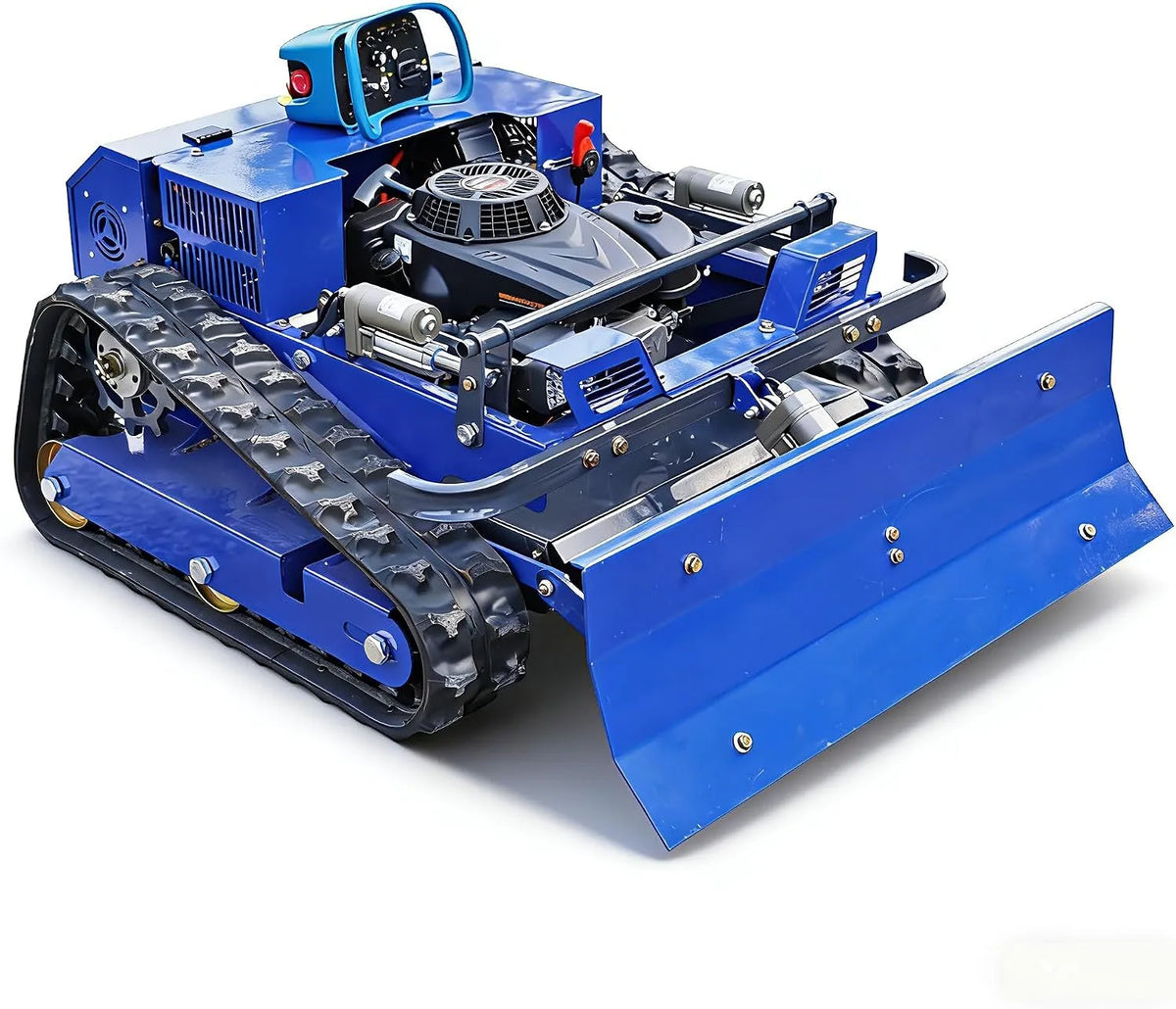 AIWEIYA Mower híbrido 4x4 robótico com Snowshoe, sistema elétrico de comando à distância