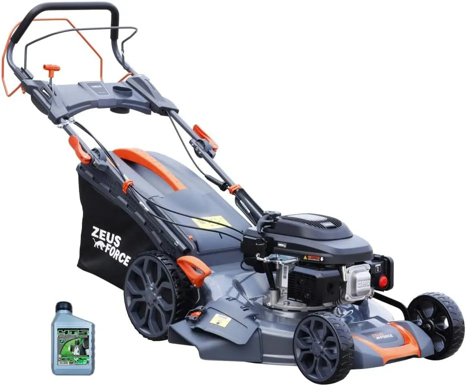 ZEUS FORCE Suéter a gás Auto-contido 196 cm3 - Corte 56 cm - Função de muchagem - Caixa 70 L - 6 Alturas reguláveis