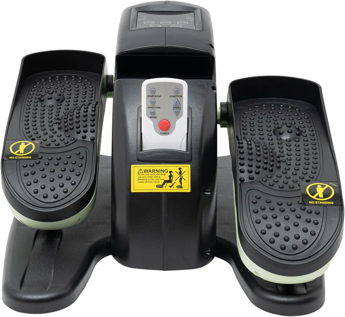 banborba Bicicleta compacta elíptica elétrica com comando à distância e ecrã LCD, 5 velocidades silenciosas, ideal para exercícios subtable para idosos e adultos