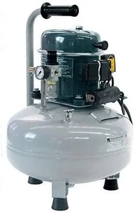 Compressor silencioso 24 L, 340 W, 8 bar - Alto desempenho NUAIR