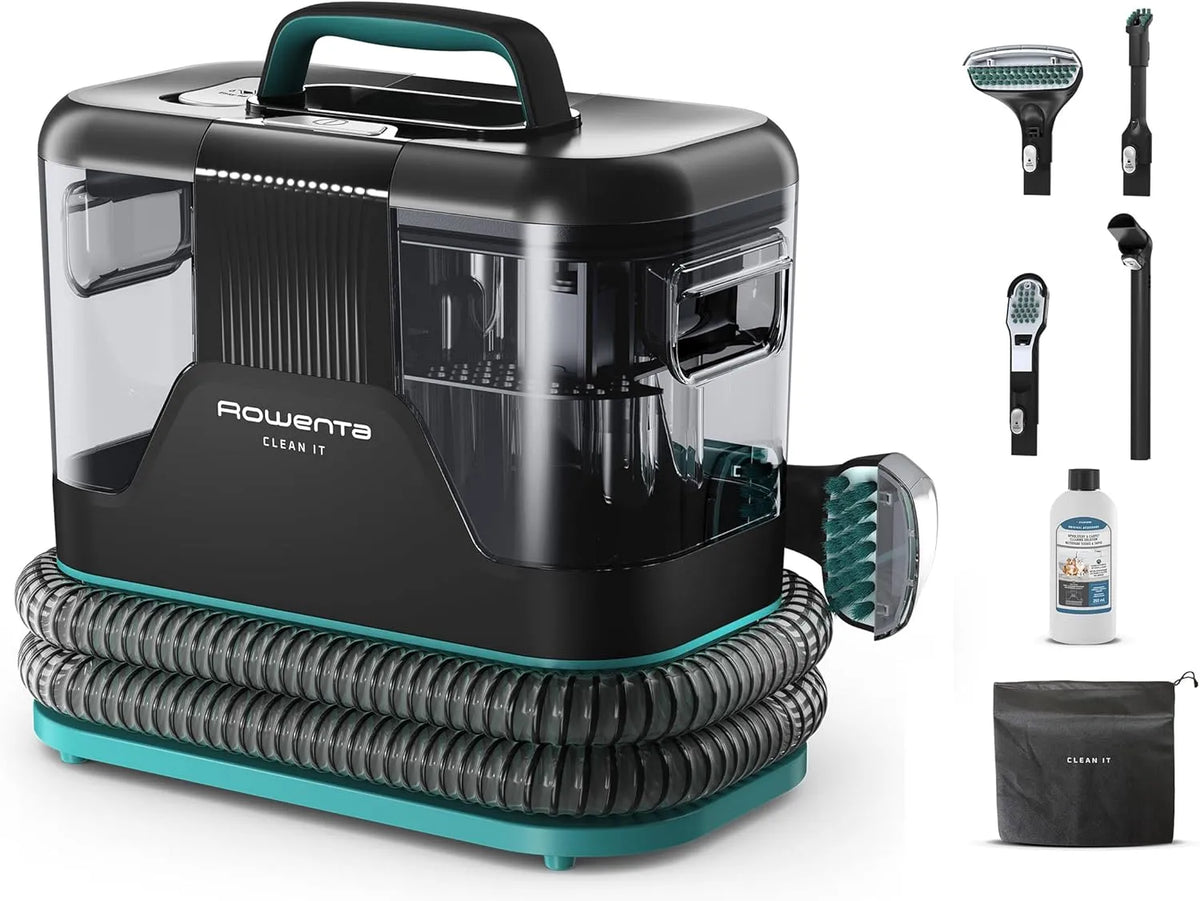 Rowenta Remoenta Shampoo limpador para carro, Limpeza rápida, 750 W, Azul / Preto