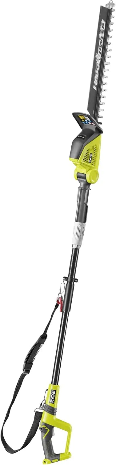 Telescópico Slipper RYOBI 18 V Um + sem fios - lâmina 45 cm, cabeça giratória - corte de altura fácil - bateria excluída