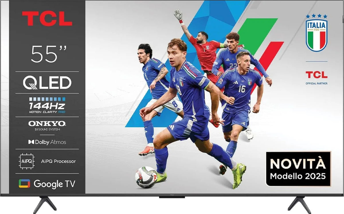 TCL TV 55' QLED 4K UHD 144 Hz com Google TV