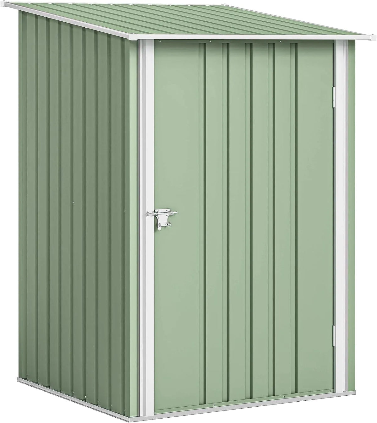Abrigo de jardim de metal travável Outsunny 0.92 m², verde