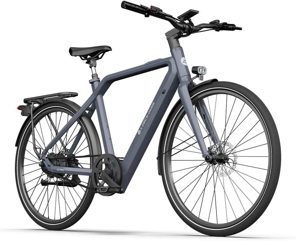 A Dece Oasis ADO Air30pro 28''' bicicleta elétrica para Mulheres e Homens, Bafang motor, 370 Wh bateria, GPS, 100 km autonomia