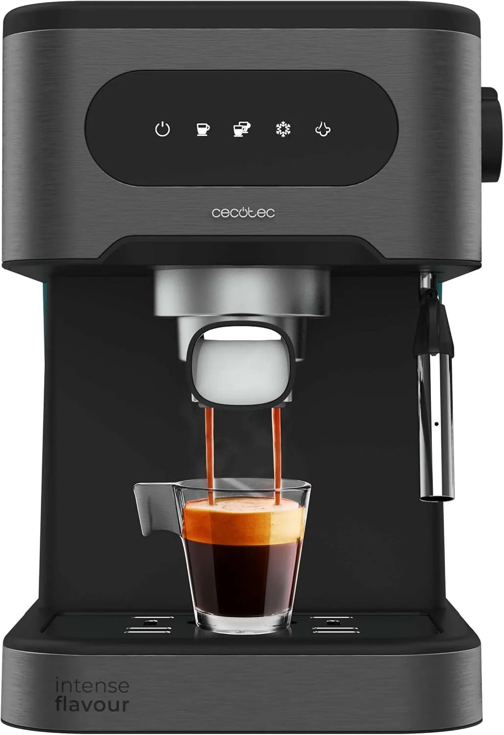 Espresso Cecotec Power Espresso 20, perfusão fria e vapor ajustável, 20 barras de pressão