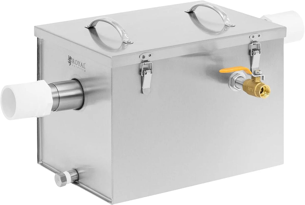 Royal Catering 21 L Separador de gordura de aço inoxidável - Cozinha profissional