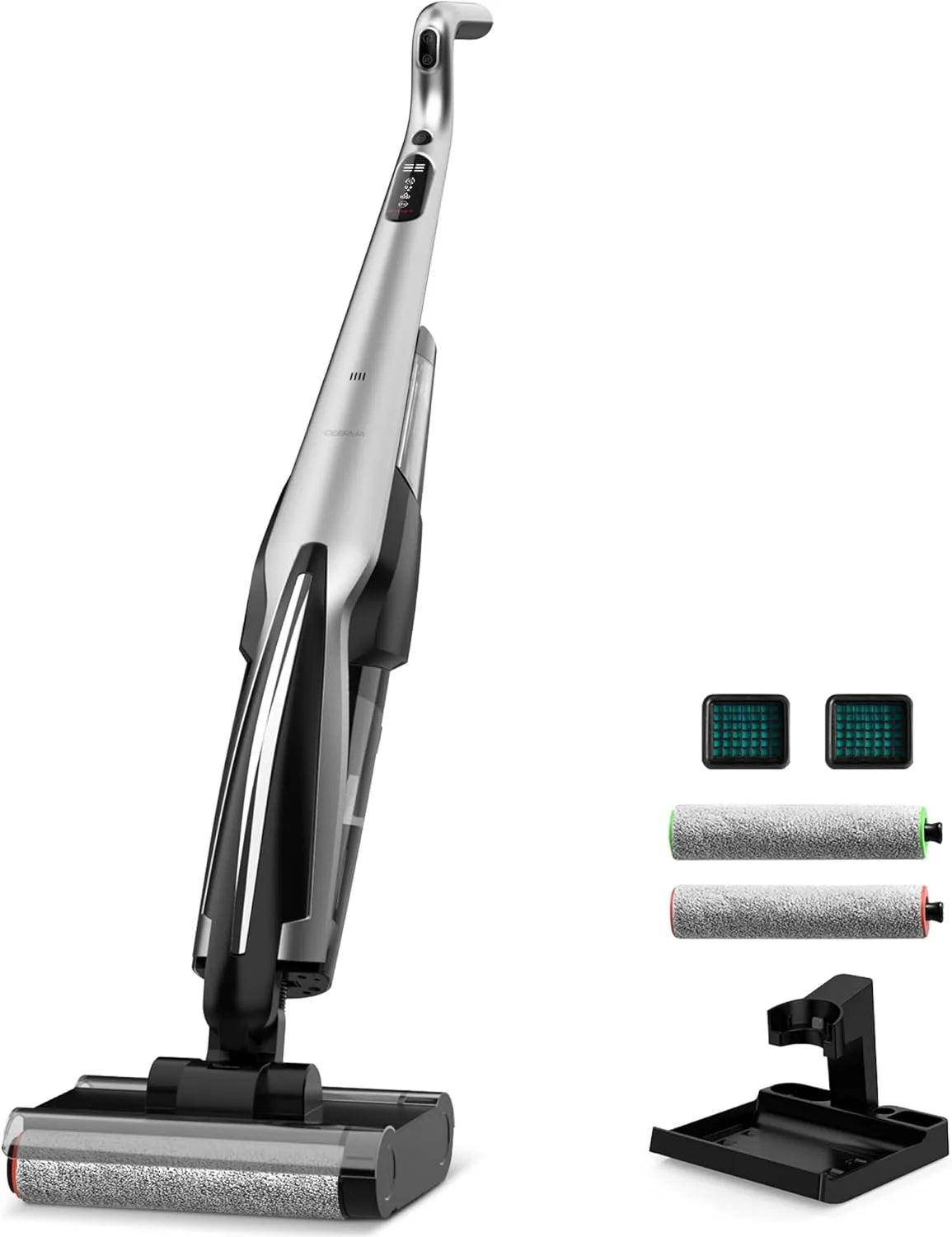 Deerma DEM-VX96 W, 150 W, Wireless aspirador de vácuo e desinfecção automática, pisos duros e animais