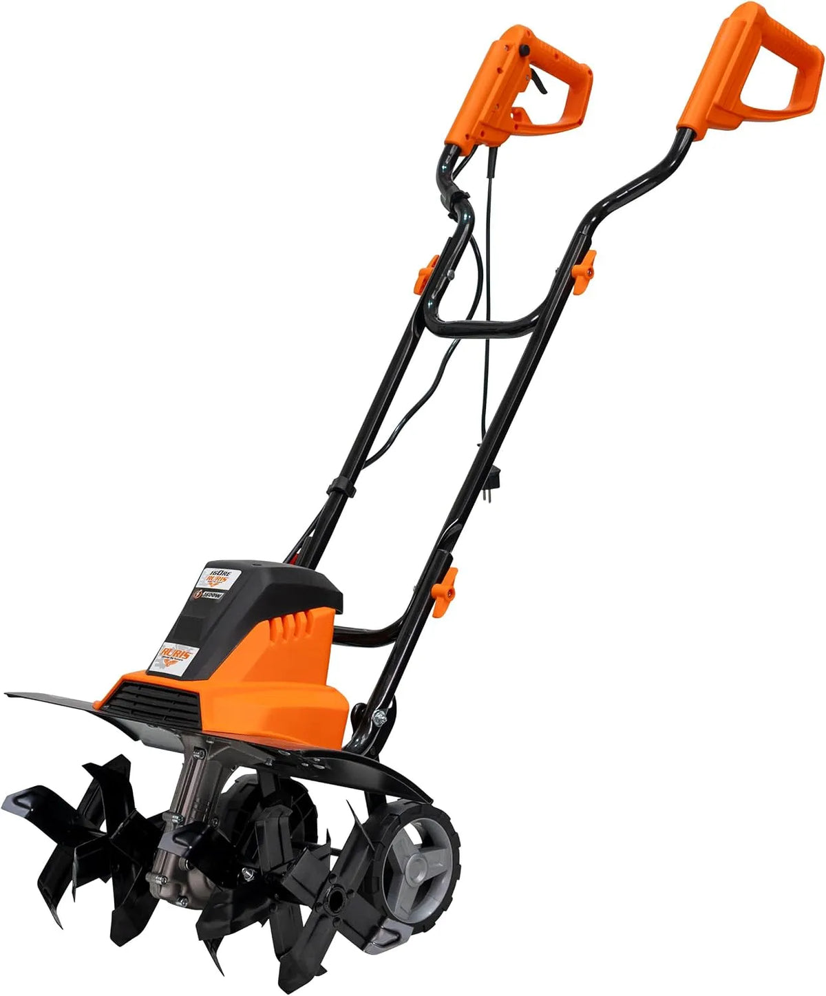 RURIS POWER FOR NATURE Motocicleta elétrica RURIS 160RE - 1600 W, Largura 45 cm, Profundidade 22 cm, 24 lâminas, Sistema de travão eletrônico, 2 rodas, silencioso e leve, Laranja